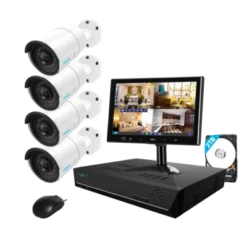 Reolink RLK8-410B4-M PoE 5MP Camerasysteem