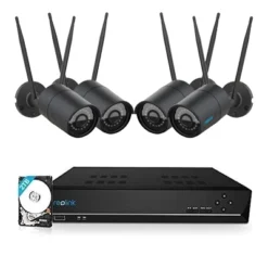 Reolink RLK8-410B4-W 4MP Draadloos Camerasysteem Zwart + Installatieservice