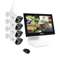 ANNKE ACS-4 N44-W Full HD Draadloos Camerasysteem Met LCD Monitor