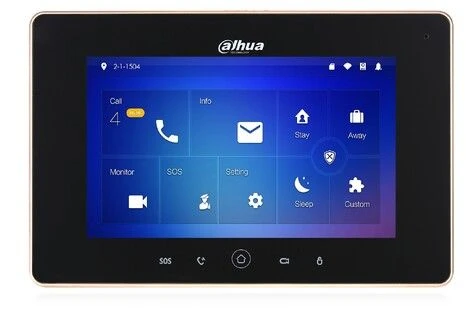 Dahua Easy4ip VTH5221D 7 Inch Monitor Zwart