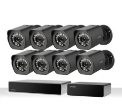 Zmodo ZS-2NL8-B Full HD 1080p SPoE Camerasysteem Zwart