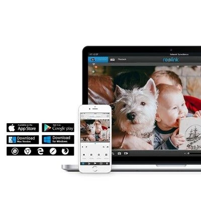 Reolink RLC-422W 5MP Dome Buiten IP Camera - Afbeelding 2