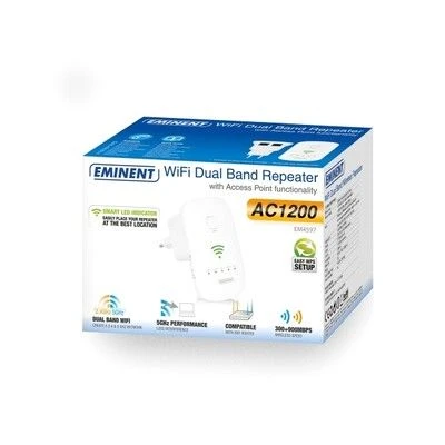 Eminent EM4597 Concurrent AC1200 Dual Band WiFi Repeater - Afbeelding 7
