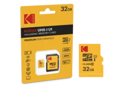 Kodak EMTEC Premium 32 GB Micro SD Kaart + Adapter